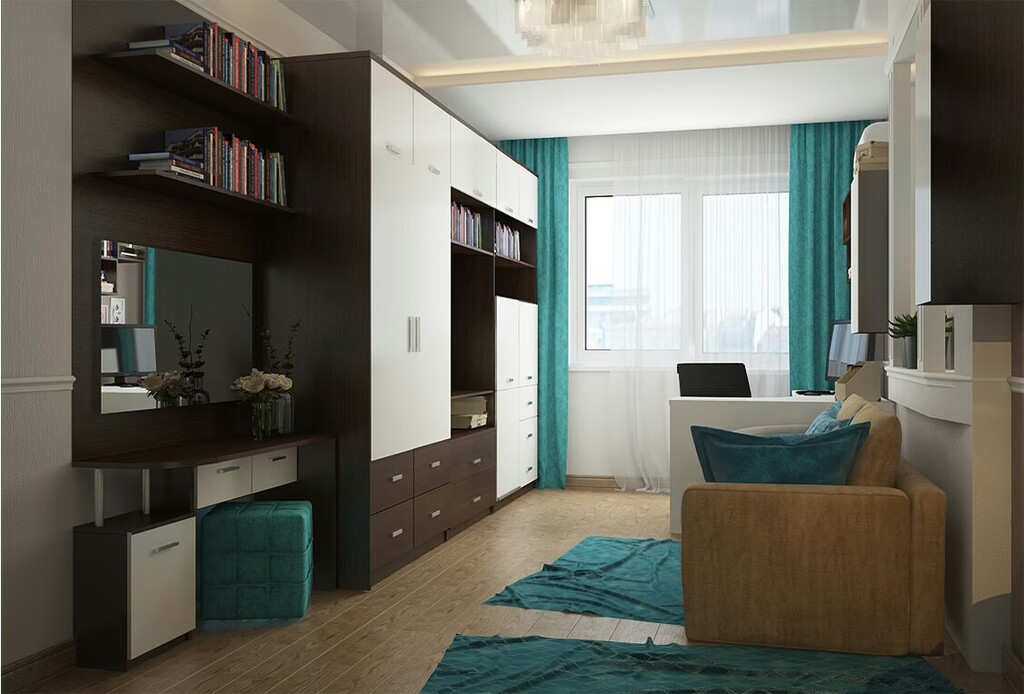 Дизайн-проект 2 комнатной квартиры в Краснодаре — фото 9
