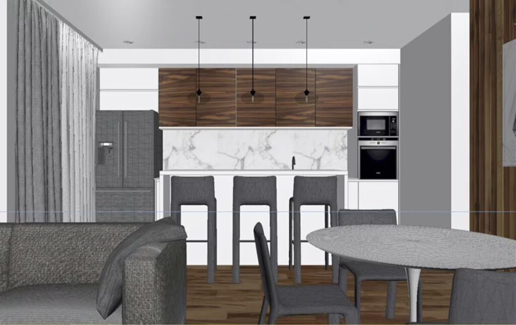 Дизайн-проект 2 комнатной квартиры — фото 3