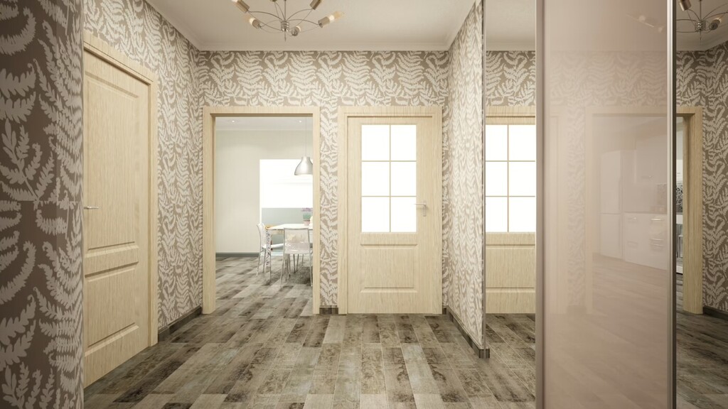 Красивый дизайн-проект двухкомнатной квартиры в Краснодаре в ЖК Адмирал Краснодар — фото 4