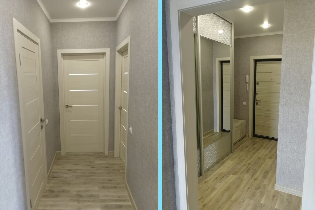 Ремонт двухкомнатной квартиры с лоджиями — фото 14