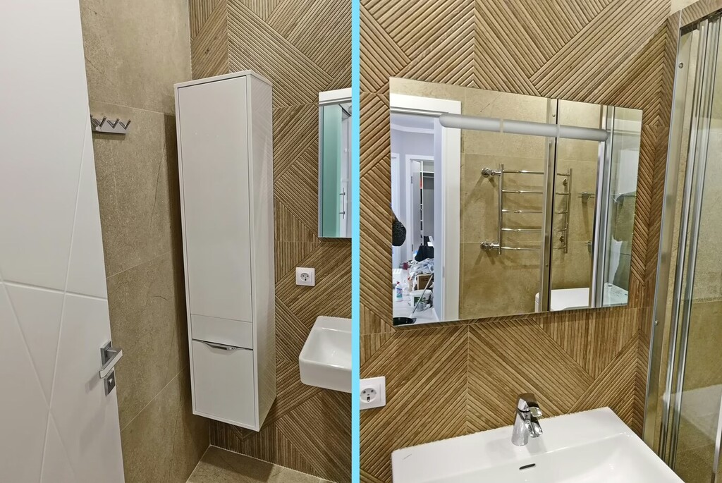 Ремонт под ключ с перепланировкой и дизайн проектом на Красной — фото 15