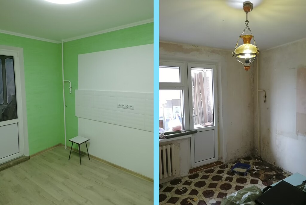 Ремонт в двухкомнатной квартире в Юбилейном микрорайоне Краснодара — фото 3