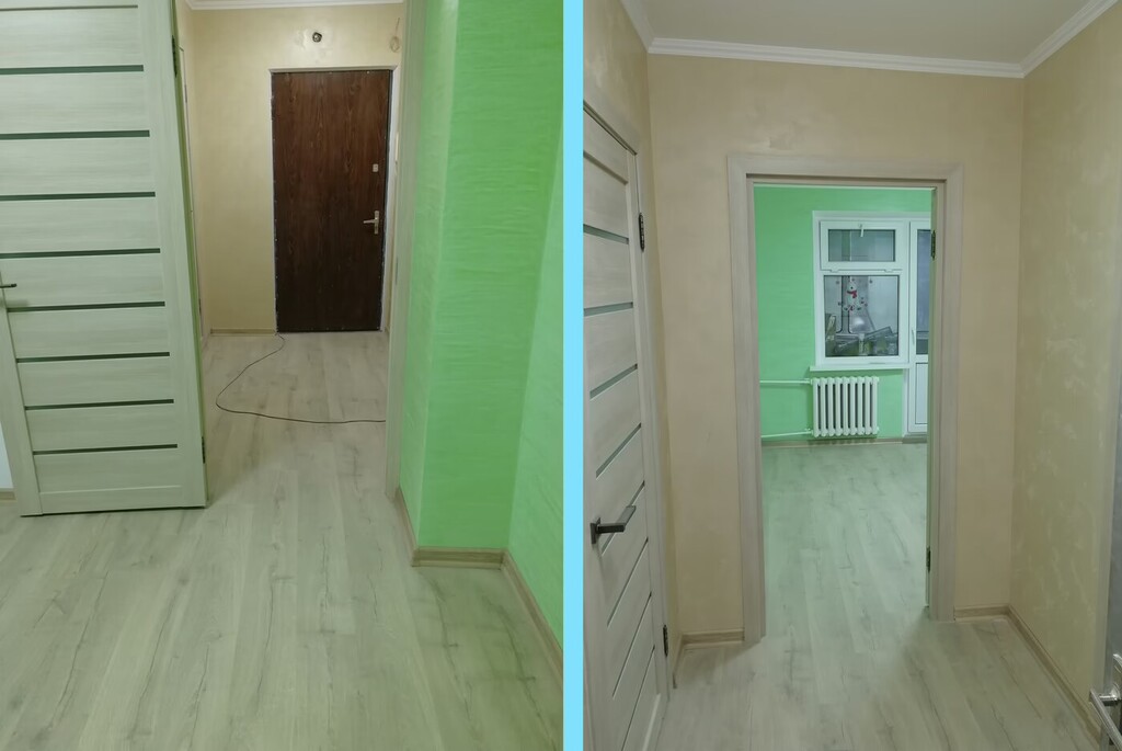 Ремонт в двухкомнатной квартире в Юбилейном микрорайоне Краснодара — фото 4