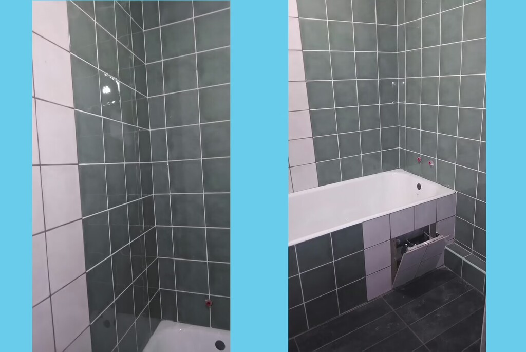 Укладка плитки в ванной и в с/у в ЖК Акварели | Краснодар — фото 1