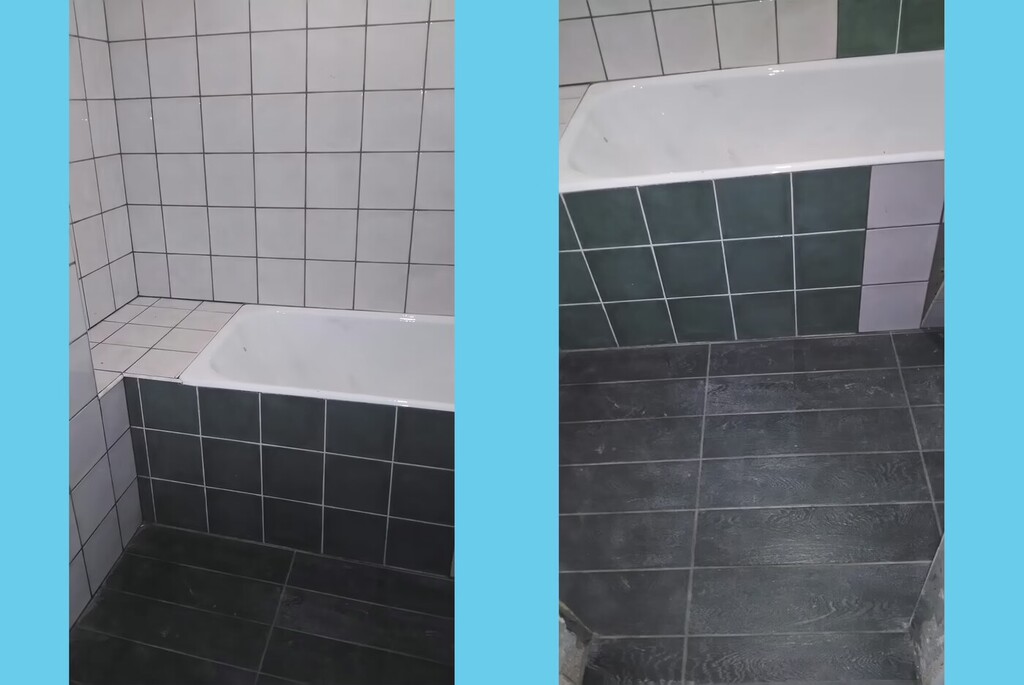 Укладка плитки в ванной и в с/у в ЖК Акварели | Краснодар — фото 7