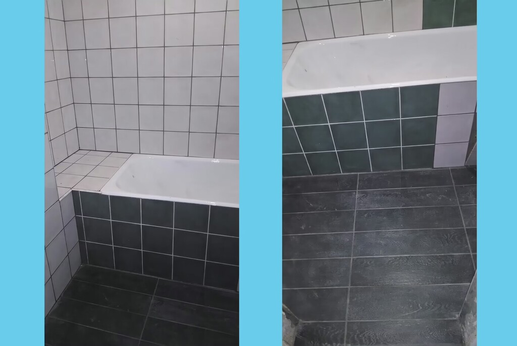 Укладка плитки в ванной и в с/у в ЖК Акварели | Краснодар — фото 8